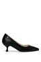 A 10135661112010   3P Trudy 3Fx Black Gova Heeled Classic Shoes