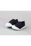 Anka girl / boy navy blue first step baby booties slipper unisex daily sports shoes - 3