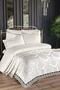 French Lace Belinda Bridal Set 7 Pieces Cream