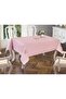 Tulip Embroidered Tablecloth Powder Powder161378 - 2