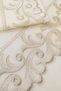 French Guipure Lace Belinda Duvet Cover Set 6 Pieces Cream Cappuccino - 3