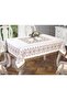 مفرش طاولة سلطان مزين بغرز متقاطعة - ذهبي - 8