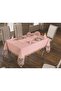 Powder French Laced Jasmine Velvet Single Tablecloth - 2