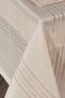 Corvver 26 Piece Carefree Tablecloth Set Beige - 3