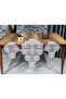3 Piece Luxury Bedroom Set Cream Gray - 6