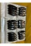 24 Pieces Headscarf Turban Scarf Shawl Clips, Black Color - 3