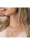 Steel Heart Necklace with Infinity and Letter Detail - Antiallergic Non-Tarnish