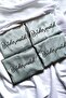 Mint Green 4 Pieces Bridesmaid Printed Bridesmaid Dressing Gown