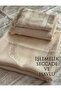 Etami̇n Embroidered Single Prayery Mat and Small Large Towel. Embroidered Prayery and Towel Set of 3.