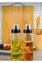 Brand 2-Piece 500ml 500mm Borosilicate Drip-Free Smart Glass Oil Pot Oil Vinegar (HIT Resistant) - 5