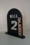 Wooden Plexiglass Table Number Numberer, Cafe, Restaurant Wedding Hall Hotel Table Number - 5