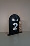 Wooden Plexiglass Table Number Numberer, Cafe, Restaurant Wedding Hall Hotel Table Number - 3