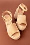 Women's Genuine Leather Wedge Heel Platform Sandals Ell.6998 - 5