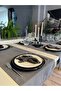 Pearl Velvet Textured Runner Smoked 1 Piece (Napkin Not Included) - 6