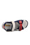 24-410-F Navy Blue-White-Red Children's Sandals - 4