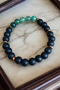 Green Agate, Matte Onyx, Copper Hematite Bracelet, Men's Bracelet, Women's Bracelet - 2