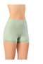 Corded Cotton 3-Piece Green-Blue-Dried Rose Color Women's Lacy Shorts – Panties - 5