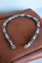 Hematite Stone Bracelet, Natural Stone, Men's Bracelet, Women's Bracelet, Magnetic Clip Closure, Easy to Put On and Take Off.