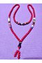 Bohemian 108-Piece Feng Shui Red Coral Mala for Attracting Good Luck and Wealth - 2