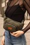 New Model Unigue Written Two-Pocket Canvas Waist Bag - 2