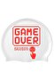 قبعة سيليكون مطبوعة من Game Over للبحر وحمام السباحة - مجموعة بيكسل - 2