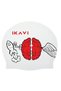 Brain And Space Shuttle Printed Silicone Pool Cap