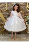 Polka Dot Model White Children's Evening Dress April 23 Dress Aby0001 - 2