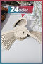 Wooden Sheep Patterned Baby Clothes Hanger - Set of 24 - 3