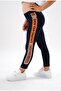Girls' Leggings Cotton Lycra Long Leggings Navy Blue - 2