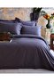 Essential Plum Double 100% Cotton Duvet Cover Set