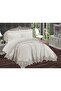 Boğaziçi 6 Piece Chenille Embroidered Pique Set Cream - 2