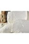 French Lace Eslem Dowry Duvet Cover Set Cream - 4