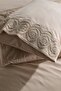 French Lace Ceylin Dowry Duvet Cover Set Cappucino - 5