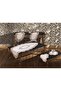 Elegance Living Room Set 5 Pieces Cream - 2