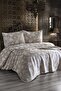 مفرش سرير جاكار سينار ذهبي