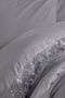 French Lace Patya Dowry Duvet Cover Set Gray - 3