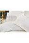 French Lace Hanzade Dowry Duvet Cover Set Cream - 6