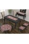 Salvia Cordone Embroidered 5 Piece Living Room Set - 2