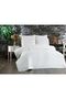 French Lace Hanzade Dowry Duvet Cover Set Cream - 2