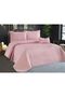Star Double Quilted Bedspread Powder - 2