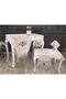Grape Velvet Living Room Set 5 Pieces - Cappucino - 2