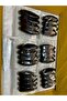 24 Pieces Headscarf Turban Scarf Shawl Clips, Black Color