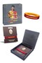 Original Reversible Silicone Bracelet with Lion Printed, Gift Boxed in Wooden Box