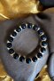 Onyx Stone Striped 10mm Onyx Stone Bracelet Dorika Unisex Bracelet Genuine Natural Stone - 5