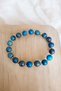 Chrysocolla Stone Bracelet, Dorika Bracelet, Men's Bracelet, Women's Bracelet, Blood Pressure, Heart Cramp, Chakra Stone - 4