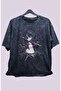 Oversize Solo Leveling Main Character Printed Washable T-Shirt, Unisex Anime Printed Retro T-Shirt