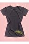 Women's 2-Piece Crew Neck Cotton Lycra Short Sleeve Athlete-Body (1 Black-1 White) - 3