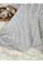 (with Booties Gift) Newborn Perforated Knitwear Baby Blanket