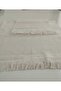 Etami̇n Embroidered Single Prayery Mat and Small Large Towel. Embroidered Prayery and Towel Set of 3. - 4