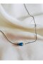 Mini Blue Enamel Fish Necklace - 2